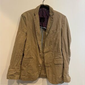 Zara Tan Casual Blazer